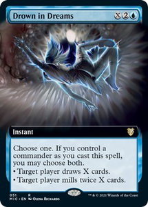 Drown in Dreams (Extended Art) - Commander: Innistrad: Midnight Hunt (MIC) #51 - Rare Magic: The Gathering Trading Card