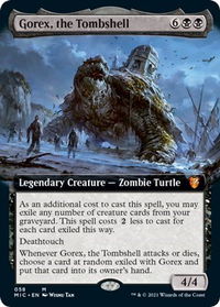 Gorex, the Tombshell (Extended Art) - Commander: Innistrad: Midnight Hunt (MIC) #58 - Mythic Magic: The Gathering Trading Card