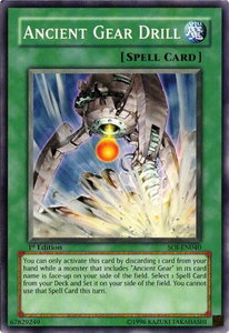 Ancient Gear Drill - Shadow of Infinity (SOI) #SOI-EN040 - Common / Short Print YuGiOh Trading Card