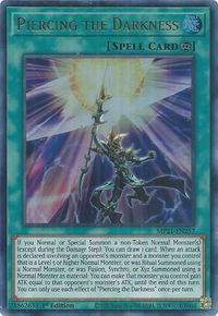 Piercing the Darkness - 2021 Tin of Ancient Battles (MP21) #MP21-EN257 - Ultra Rare YuGiOh Trading Card