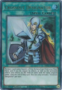 Crossout Designator - 2021 Tin of Ancient Battles (MP21) #MP21-EN258 - Ultra Rare YuGiOh Trading Card