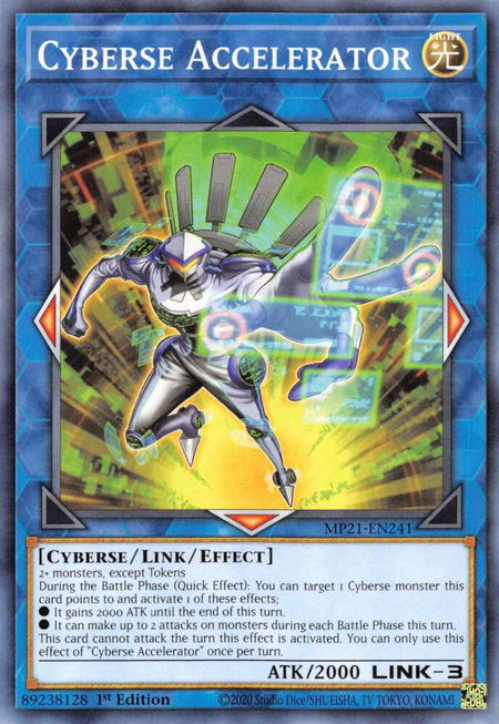 Cyberse Accelerator - 2021 Tin of Ancient Battles YuGiOh trading card