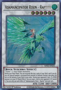 Adamancipator Risen - Raptite - 2021 Tin of Ancient Battles (MP21) #MP21-EN231 - Ultra Rare YuGiOh Trading Card