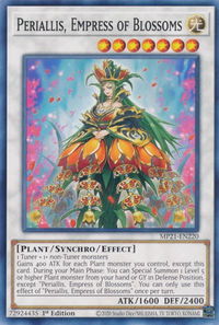 Periallis, Empress of Blossoms - 2021 Tin of Ancient Battles (MP21) #MP21-EN220 - Common / Short Print YuGiOh Trading Card