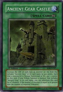Ancient Gear Castle - Shadow of Infinity (SOI) #SOI-EN047 - Super Rare YuGiOh Trading Card