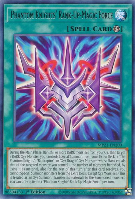 Phantom Knights' Rank-Up-Magic Force - 2021 Tin of Ancient Battles YuGiOh trading card
