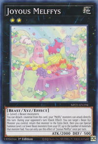 Joyous Melffys - 2021 Tin of Ancient Battles (MP21) #MP21-EN194 - Common / Short Print YuGiOh Trading Card