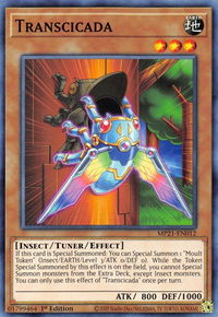 Transcicada - 2021 Tin of Ancient Battles (MP21) #MP21-EN012 - Common / Short Print YuGiOh Trading Card