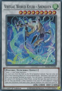 Virtual World Kyubi - Shenshen - 2021 Tin of Ancient Battles (MP21) #MP21-EN186 - Super Rare YuGiOh Trading Card