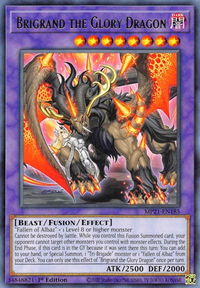 Brigrand the Glory Dragon - 2021 Tin of Ancient Battles (MP21) #MP21-EN185 - Rare YuGiOh Trading Card