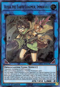 Aussa the Earth Charmer, Immovable - 2021 Tin of Ancient Battles (MP21) #MP21-EN019 - Ultra Rare YuGiOh Trading Card