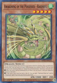 Awakening of the Possessed - Rasenryu - 2021 Tin of Ancient Battles (MP21) #MP21-EN178 - Common / Short Print YuGiOh Trading Card