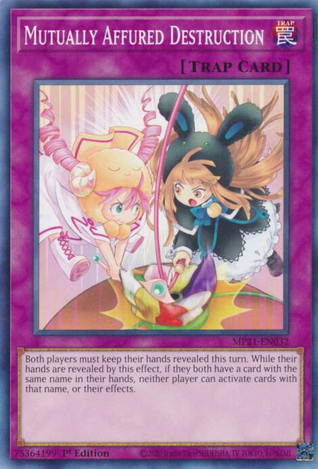Mutually Affured Destruction - 2021 Tin of Ancient Battles YuGiOh trading card
