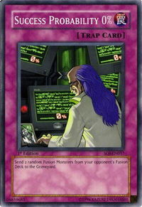 Success Probability 0% - Shadow of Infinity (SOI) #SOI-EN057 - Common / Short Print YuGiOh Trading Card