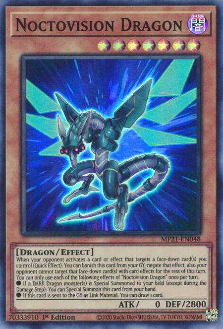 Noctovision Dragon - 2021 Tin of Ancient Battles YuGiOh trading card