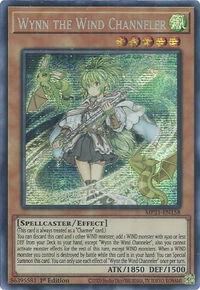 Wynn the Wind Channeler - 2021 Tin of Ancient Battles (MP21) #MP21-EN158 - Prismatic Secret Rare YuGiOh Trading Card