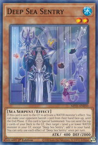 Deep Sea Sentry - 2021 Tin of Ancient Battles (MP21) #MP21-EN050 - Common / Short Print YuGiOh Trading Card