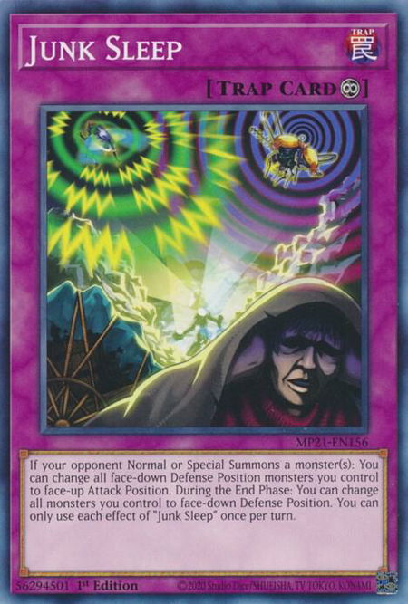 Junk Sleep - 2021 Tin of Ancient Battles YuGiOh trading card