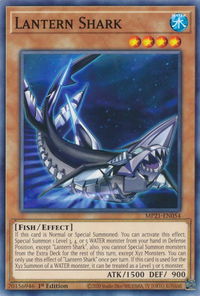 Lantern Shark - 2021 Tin of Ancient Battles (MP21) #MP21-EN054 - Common / Short Print YuGiOh Trading Card