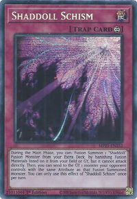 Shaddoll Schism - 2021 Tin of Ancient Battles (MP21) #MP21-EN152 - Prismatic Secret Rare YuGiOh Trading Card