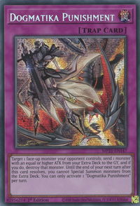 Dogmatika Punishment - 2021 Tin of Ancient Battles (MP21) #MP21-EN147 - Prismatic Secret Rare YuGiOh Trading Card