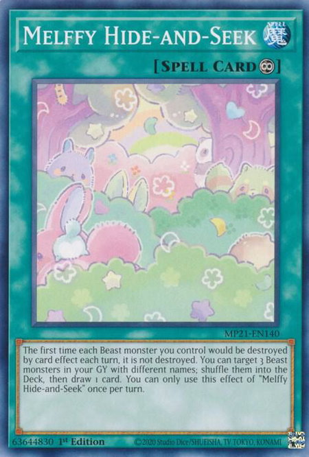 Melffy Hide-and-Seek - 2021 Tin of Ancient Battles YuGiOh trading card