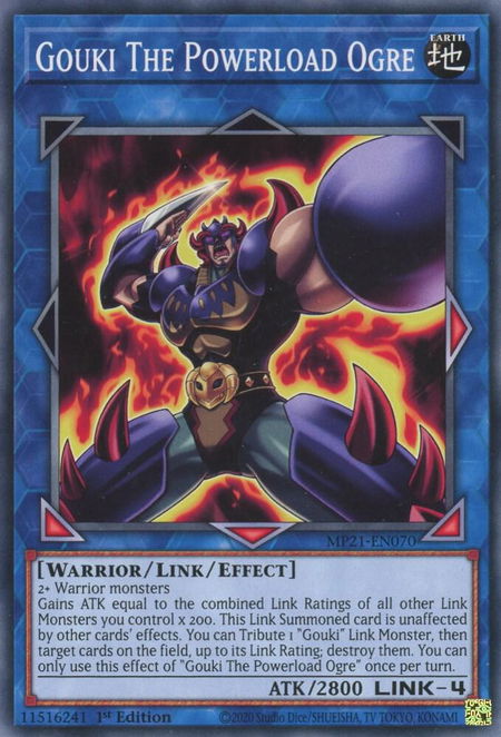 Gouki The Powerload Ogre - 2021 Tin of Ancient Battles YuGiOh trading card