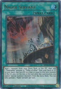 Nadir Servant - 2021 Tin of Ancient Battles (MP21) #MP21-EN135 - Ultra Rare YuGiOh Trading Card