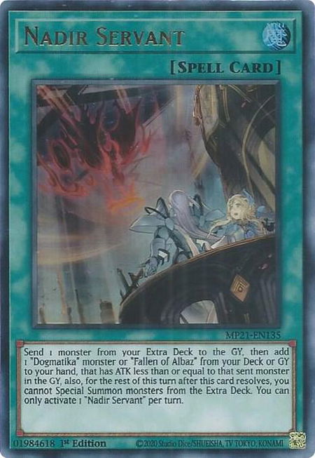 Nadir Servant - 2021 Tin of Ancient Battles YuGiOh trading card