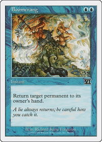 Boomerang - Classic Sixth Edition (6ED) #58 - Common Magic: The Gathering Trading Card