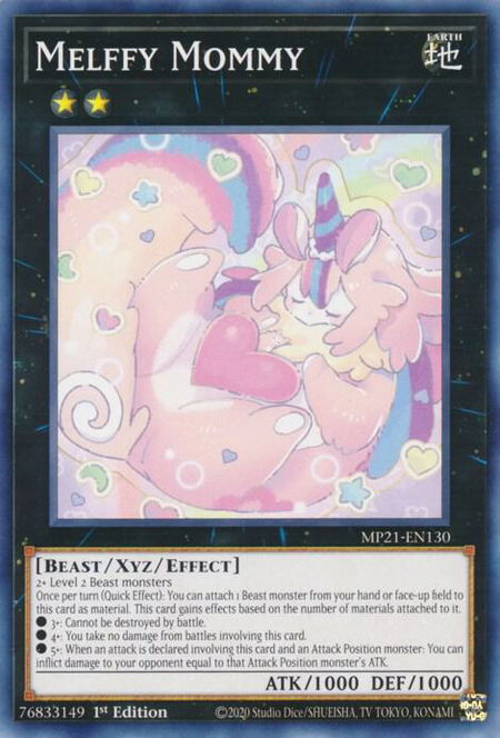 Melffy Mommy - 2021 Tin of Ancient Battles YuGiOh trading card