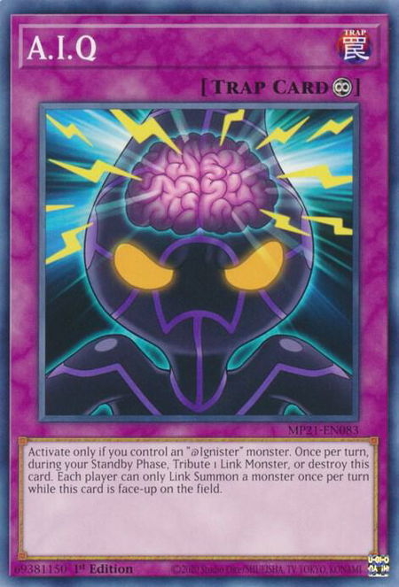A.I.Q - 2021 Tin of Ancient Battles YuGiOh trading card