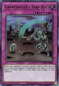 Gravedigger's Trap Hole - 2021 Tin of Ancient Battles (MP21) #MP21-EN086 - Ultra Rare YuGiOh Trading Card