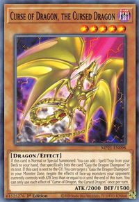 Curse of Dragon, the Cursed Dragon - 2021 Tin of Ancient Battles (MP21) #MP21-EN098 - Common / Short Print YuGiOh Trading Card