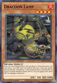 Dracoon Lamp - 2021 Tin of Ancient Battles (MP21) #MP21-EN123 - Common / Short Print YuGiOh Trading Card