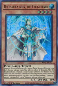 Dogmatika Adin, the Enlightened - 2021 Tin of Ancient Battles (MP21) #MP21-EN103 - Ultra Rare YuGiOh Trading Card