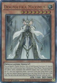 Dogmatika Maximus - 2021 Tin of Ancient Battles (MP21) #MP21-EN105 - Ultra Rare YuGiOh Trading Card