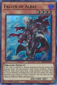 Fallen of Albaz - 2021 Tin of Ancient Battles (MP21) #MP21-EN107 - Ultra Rare YuGiOh Trading Card