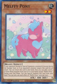 Melffy Pony - 2021 Tin of Ancient Battles (MP21) #MP21-EN116 - Common / Short Print YuGiOh Trading Card