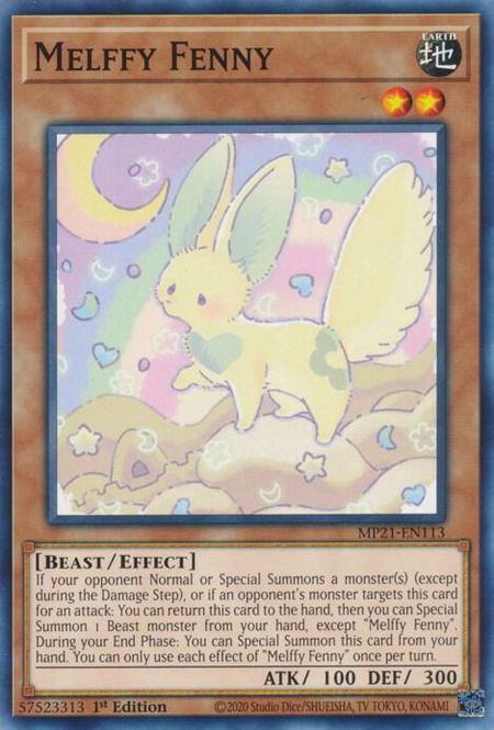 Melffy Fenny - 2021 Tin of Ancient Battles YuGiOh trading card
