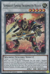 Superheavy Samurai Swordmaster Musashi - 2021 Tin of Ancient Battles (MP21) #MP21-EN095 - Super Rare YuGiOh Trading Card