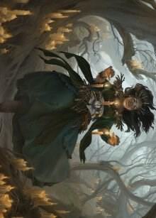 Candlegrove Witch Art Card (15/81) - Art Series: Innistrad: Midnight Hunt Magic: The Gathering trading card