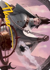 Celestus Sanctifier Art Card (Gold-Stamped Signature) - Art Series: Innistrad: Midnight Hunt (ASMID) #16 - Special Magic: The Gathering Trading Card