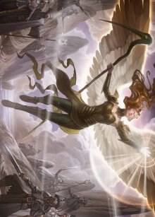 Sigarda's Splendor Art Card - Art Series: Innistrad: Midnight Hunt Magic: The Gathering trading card