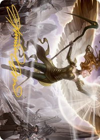 Sigarda's Splendor Art Card (Gold-Stamped Signature) - Art Series: Innistrad: Midnight Hunt (ASMID) #19 - Special Magic: The Gathering Trading Card