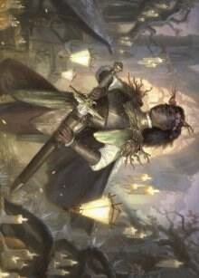 Sungold Sentinel Art Card - Art Series: Innistrad: Midnight Hunt Magic: The Gathering trading card
