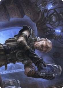 Delver of Secrets Art Card - Art Series: Innistrad: Midnight Hunt Magic: The Gathering trading card