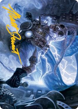 Insectile Aberration Art Card (Gold-Stamped Signature) - Art Series: Innistrad: Midnight Hunt Magic: The Gathering trading card