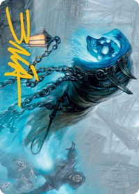 Nebelgast Intruder Art Card (Gold-Stamped Signature) - Art Series: Innistrad: Midnight Hunt (ASMID) #27 - Special Magic: The Gathering Trading Card