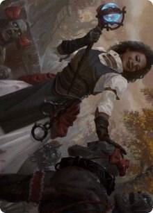 Skaab Wrangler Art Card - Art Series: Innistrad: Midnight Hunt Magic: The Gathering trading card